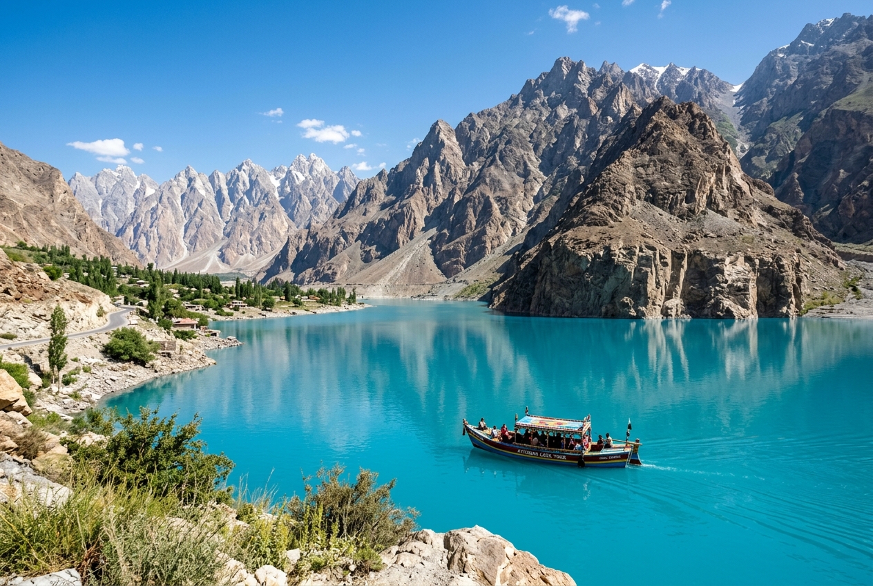 Passu mountains in northern Pakistan